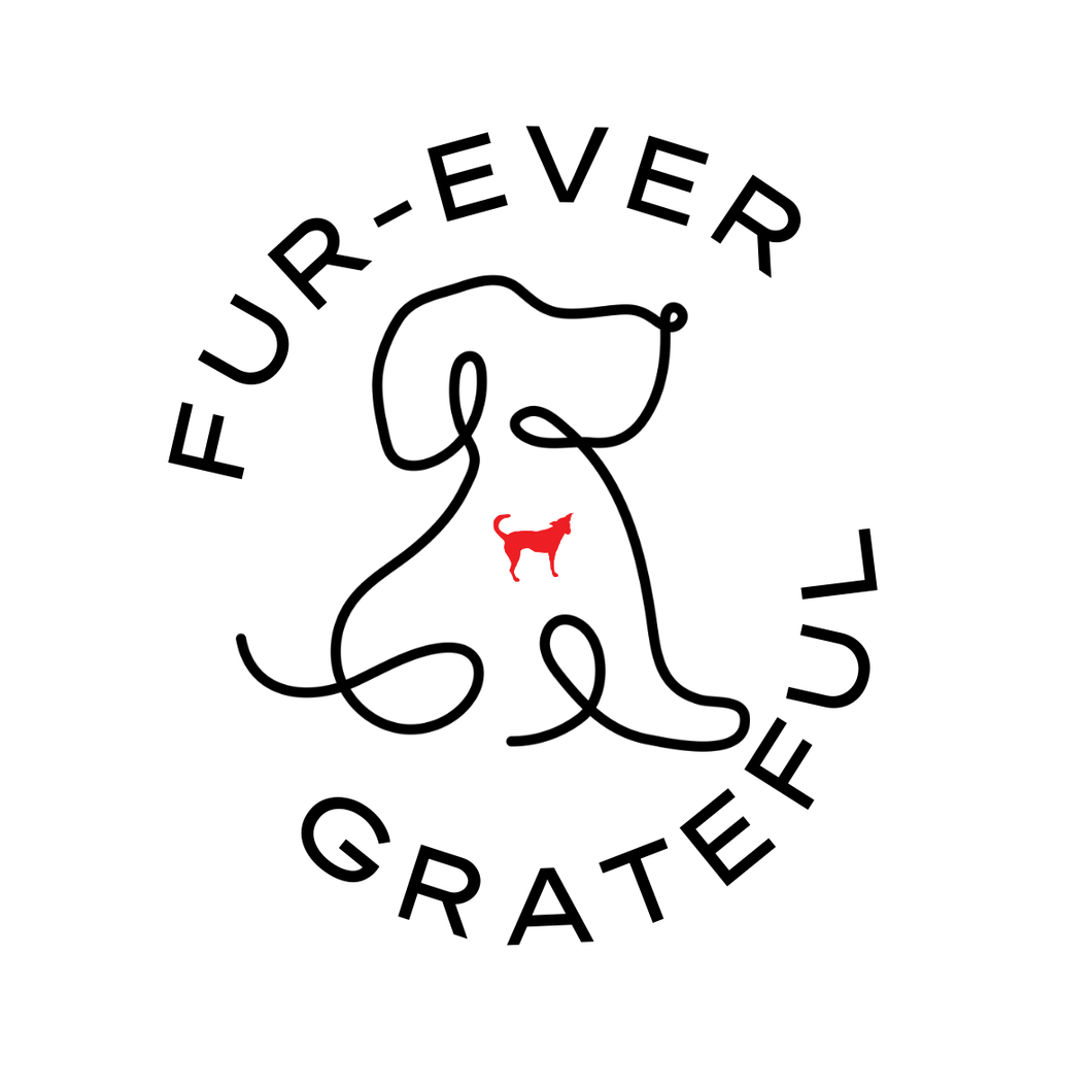 Potcake Sticker - Furever Grateful