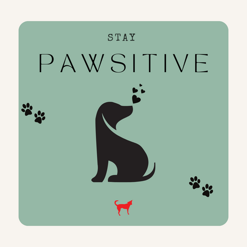 The Potcake Sticker - PAWSITIVE