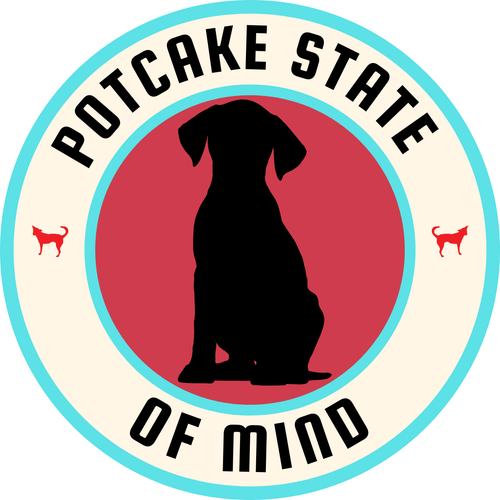 The Potcake Sticker - Stay Pawsitive
