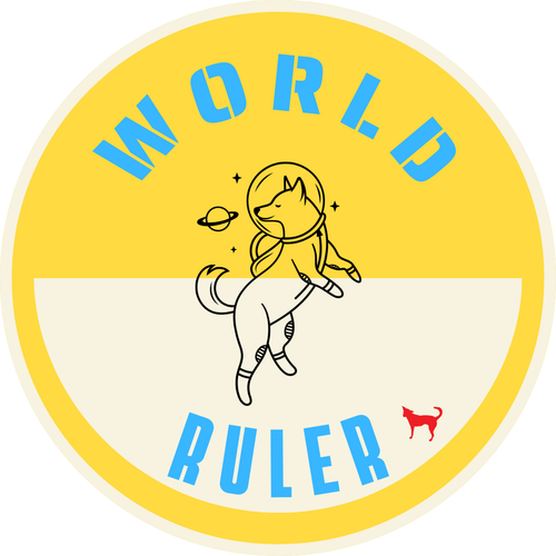 The Potcake Sticker - World Ruler