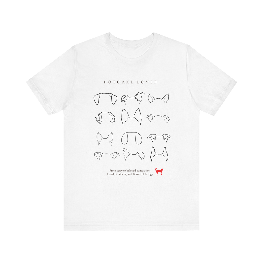 Potcake T- Shirt (Potcake Ears)