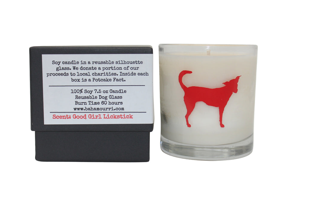 The Potcake Candle- Good Girl Lickstick