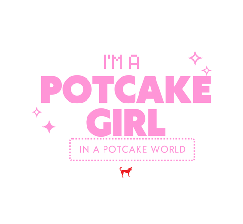 Potcake Sticker -  I’m a Potcake Girl in a Potcake World