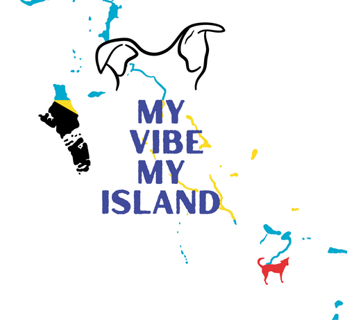 Potcake Sticker -  My Vibe My Island