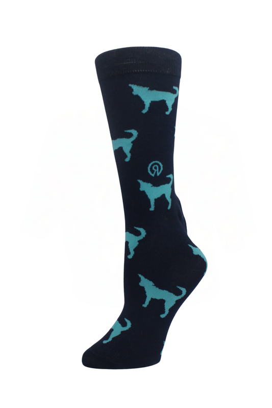 The Potcake Designs -  Socks ( Blue)